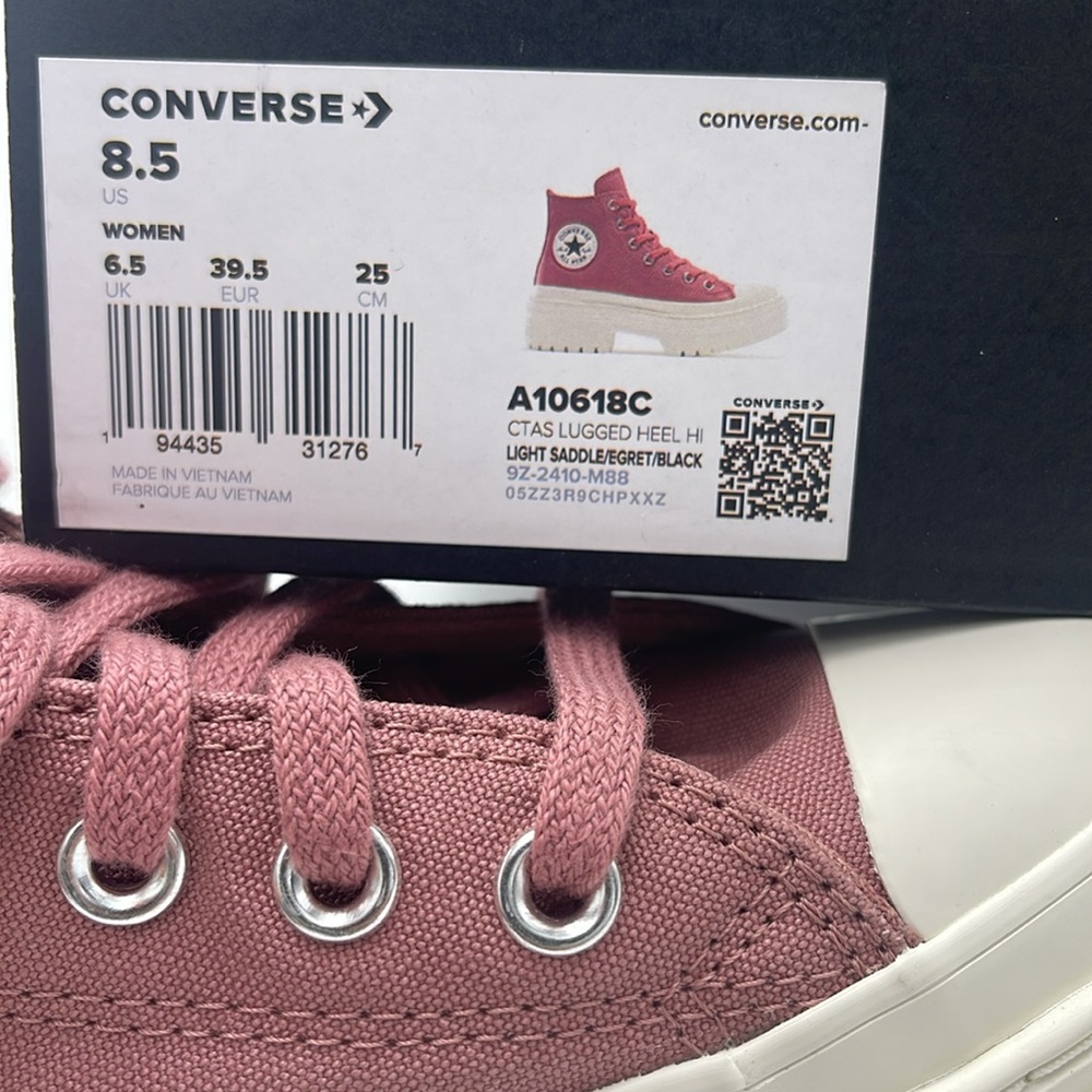 Converse Women's Platform Sneakers High Top A10618C
CTAS LUGGED HEEL HI LIGHT - Picture 16 of 16